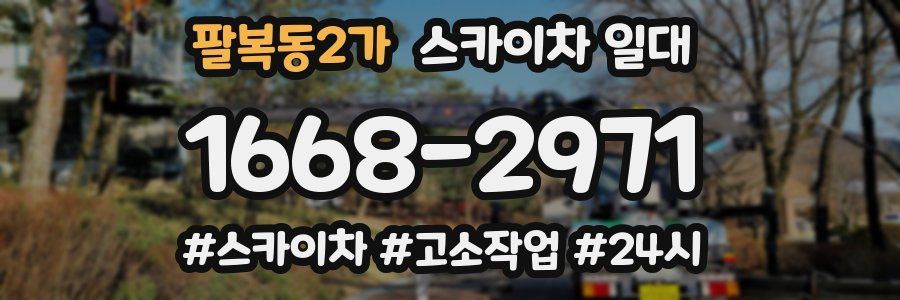 팔복동2가 스카이차 일대