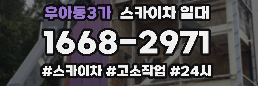 우아동3가 스카이차 일대