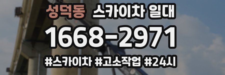 성덕동 스카이차 일대