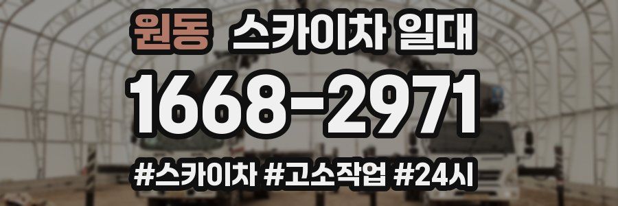 원동 스카이차 일대