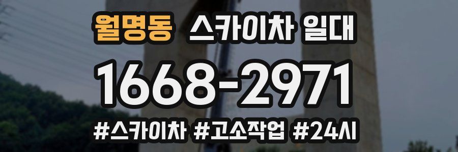 월명동 스카이차 일대