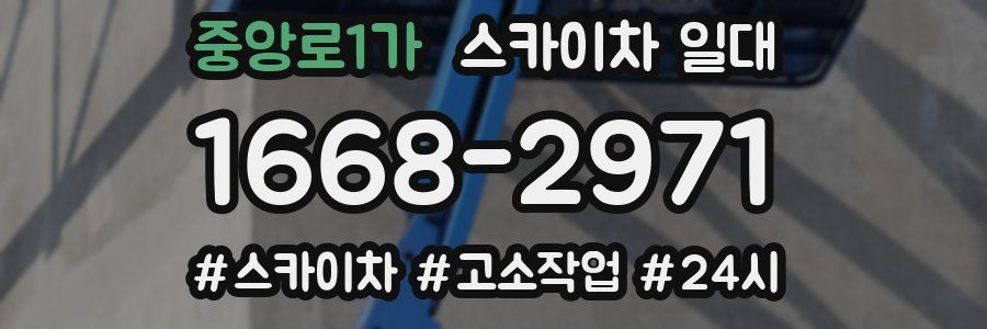 중앙로1가 스카이차 일대