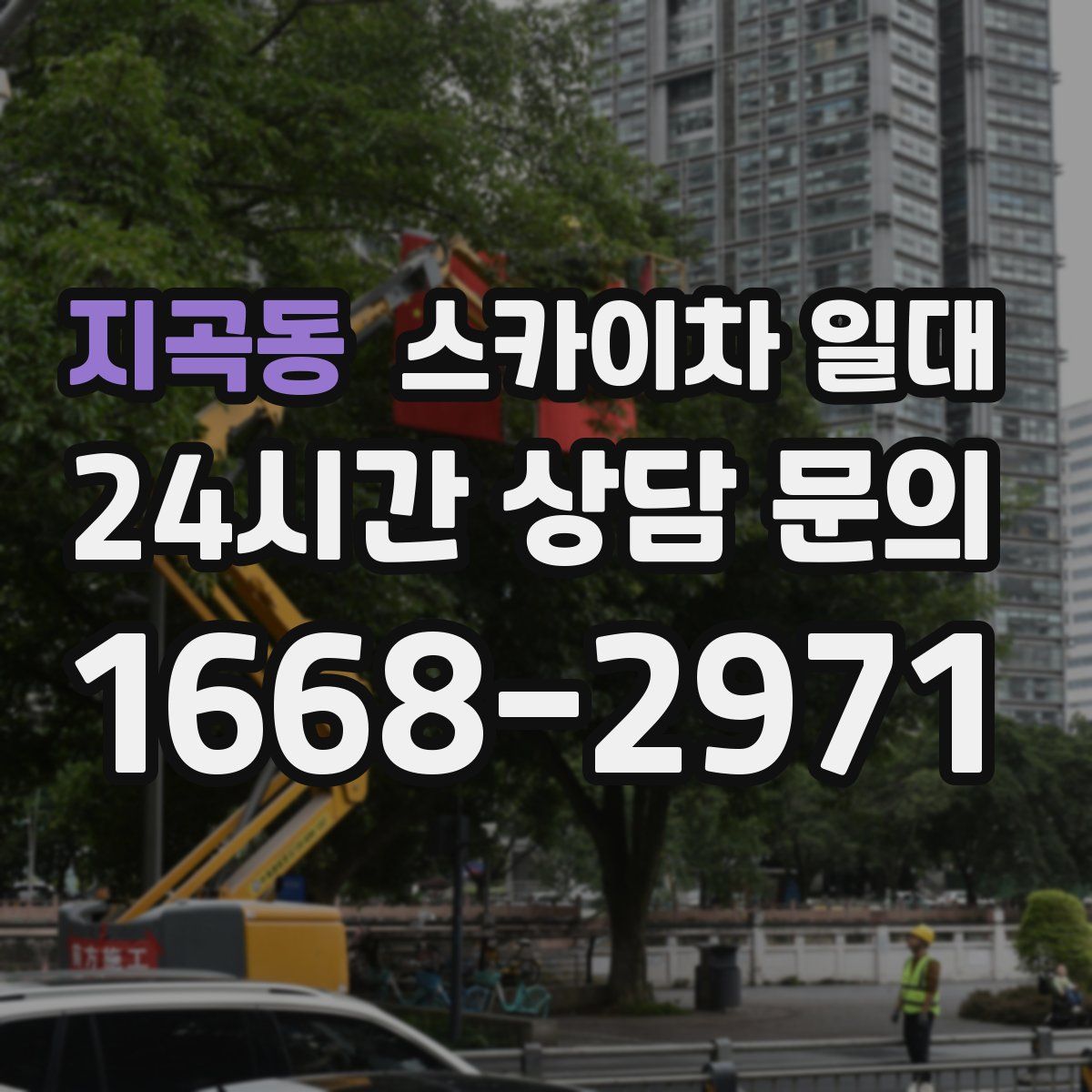 지곡동 스카이차 일대