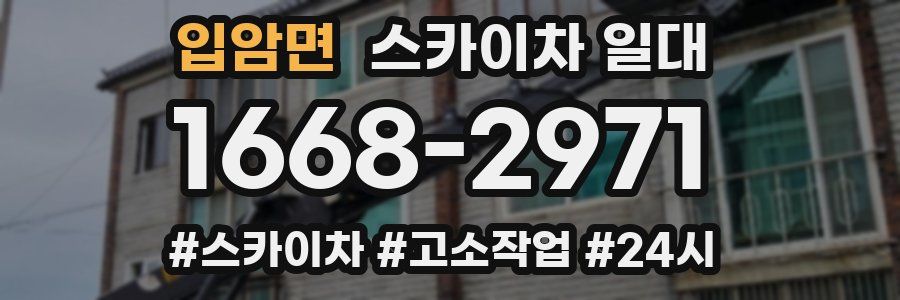 입암면 스카이차 일대