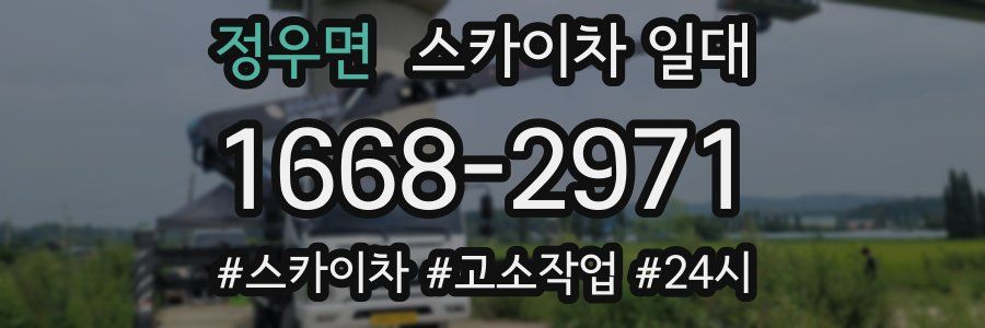 정우면 스카이차 일대