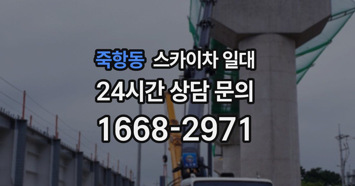 죽항동 스카이차 일대
