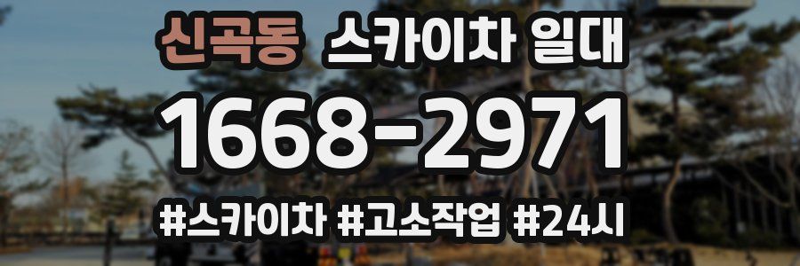 신곡동 스카이차 일대
