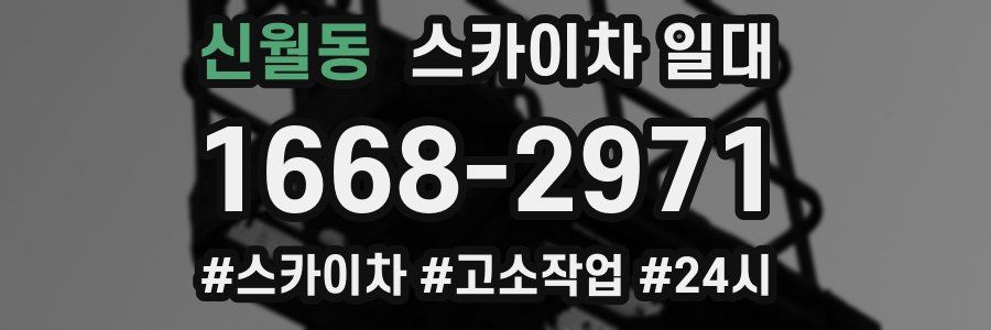신월동 스카이차 일대