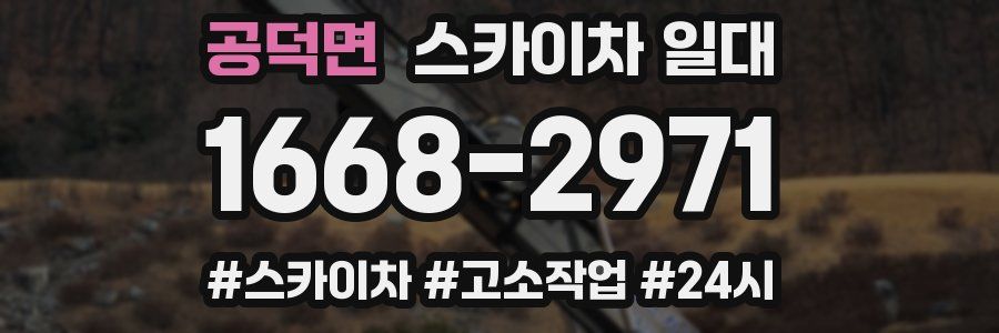 공덕면 스카이차 일대