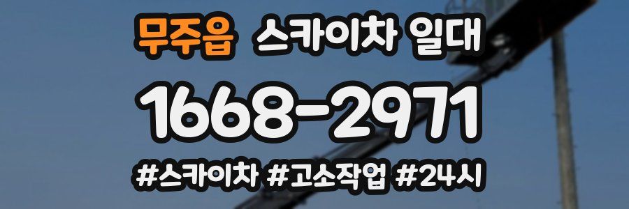 무주읍 스카이차 일대
