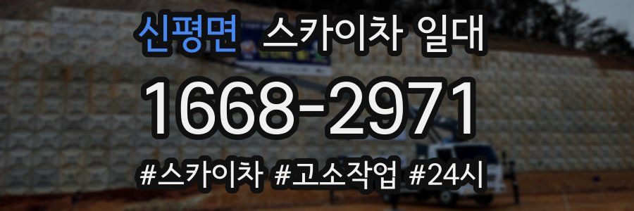 신평면 스카이차 일대