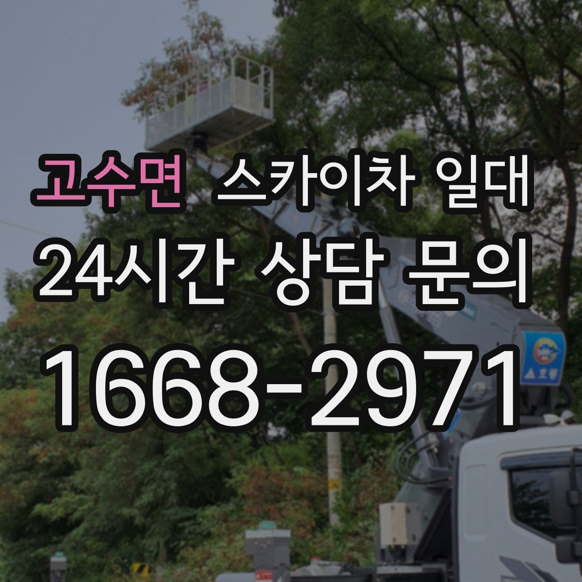 고수면 스카이차 일대