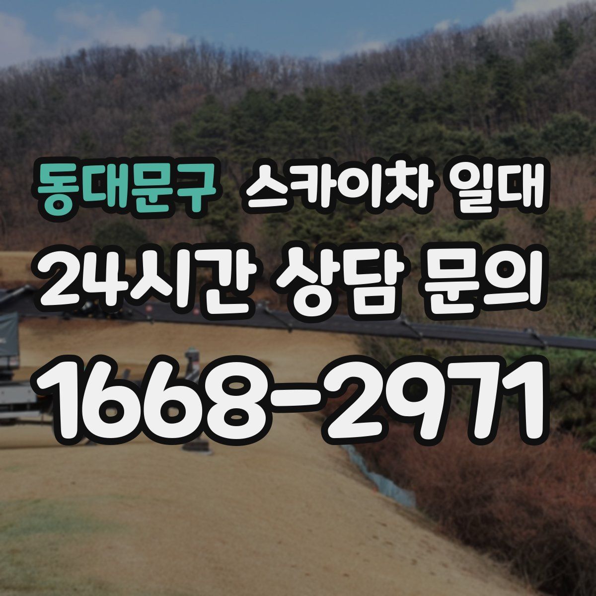 동대문구 스카이차 일대