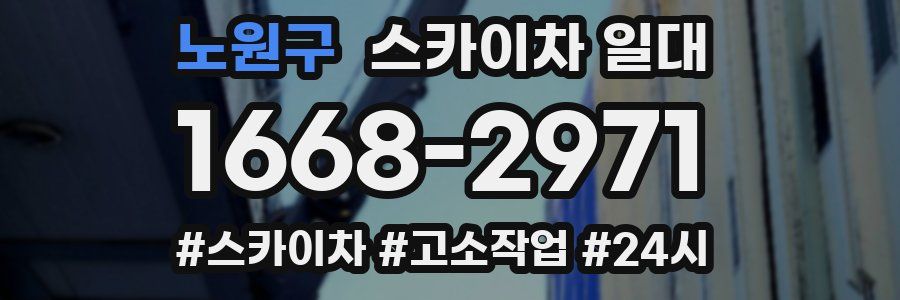 노원구 스카이차 일대