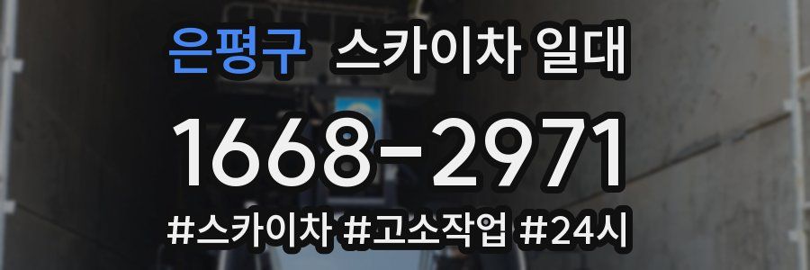 은평구 스카이차 일대