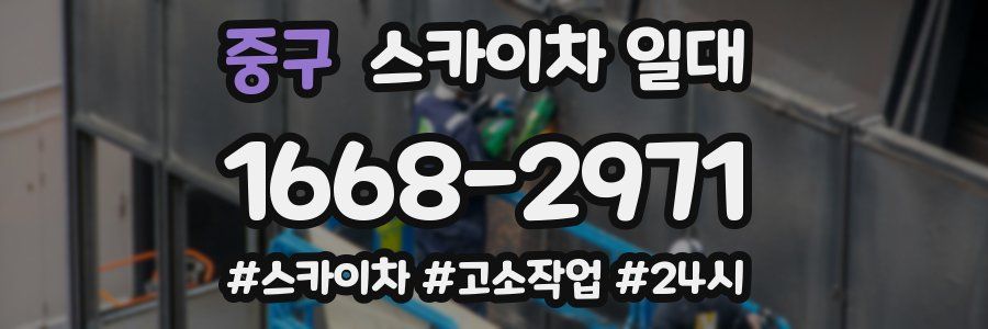 중구 스카이차 일대