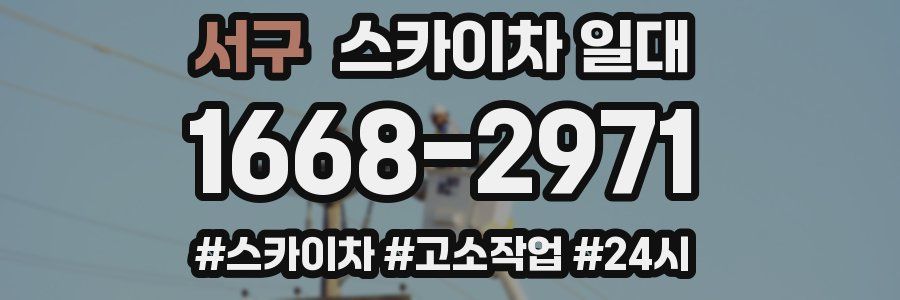 서구 스카이차 일대