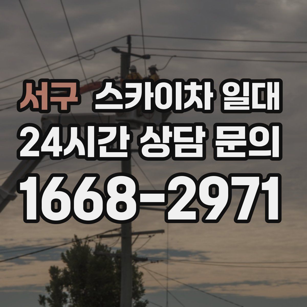 서구 스카이차 일대