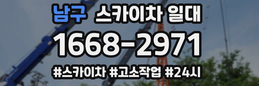 남구 스카이차 일대