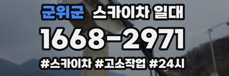 군위군 스카이차 일대