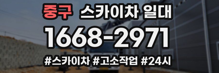 중구 스카이차 일대