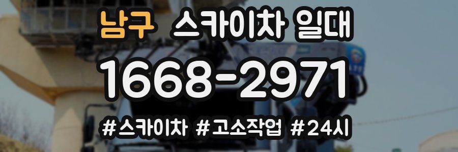 남구 스카이차 일대
