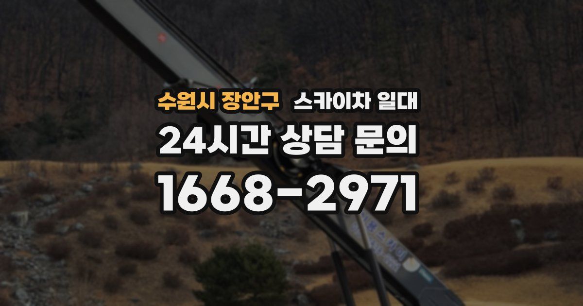 수원시 장안구 스카이차 일대