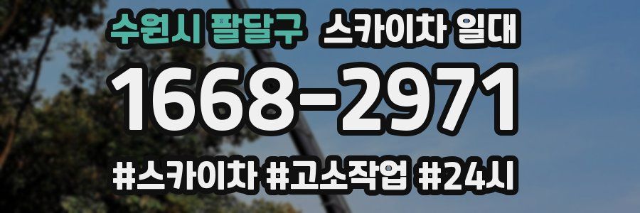 수원시 팔달구 스카이차 일대