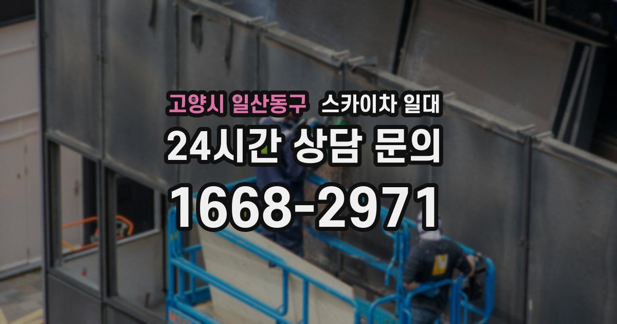 고양시 일산동구 스카이차 일대