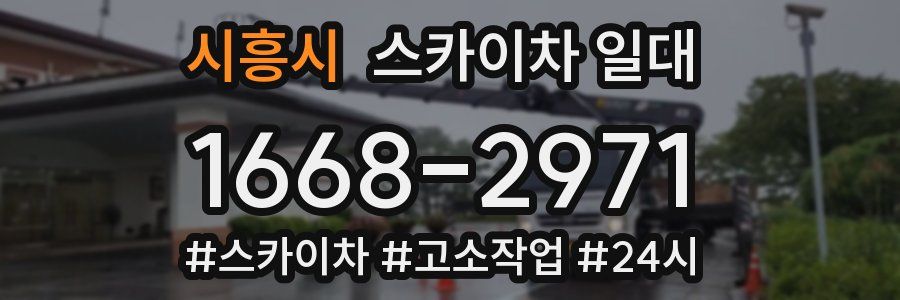 시흥시 스카이차 일대