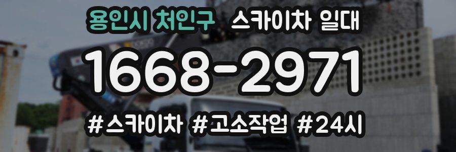 용인시 처인구 스카이차 일대