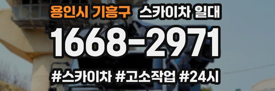 용인시 기흥구 스카이차 일대