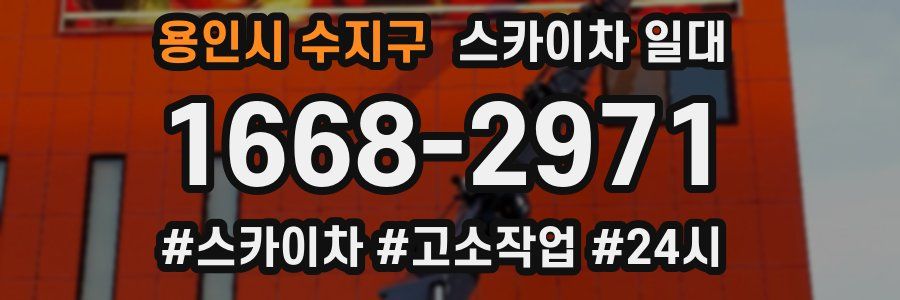 용인시 수지구 스카이차 일대