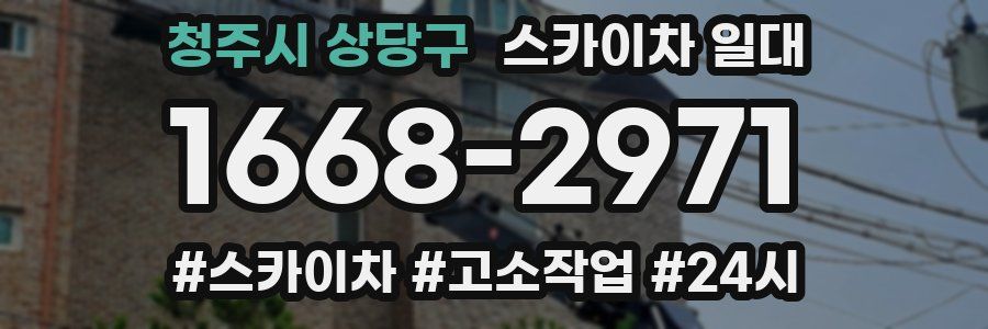 청주시 상당구 스카이차 일대