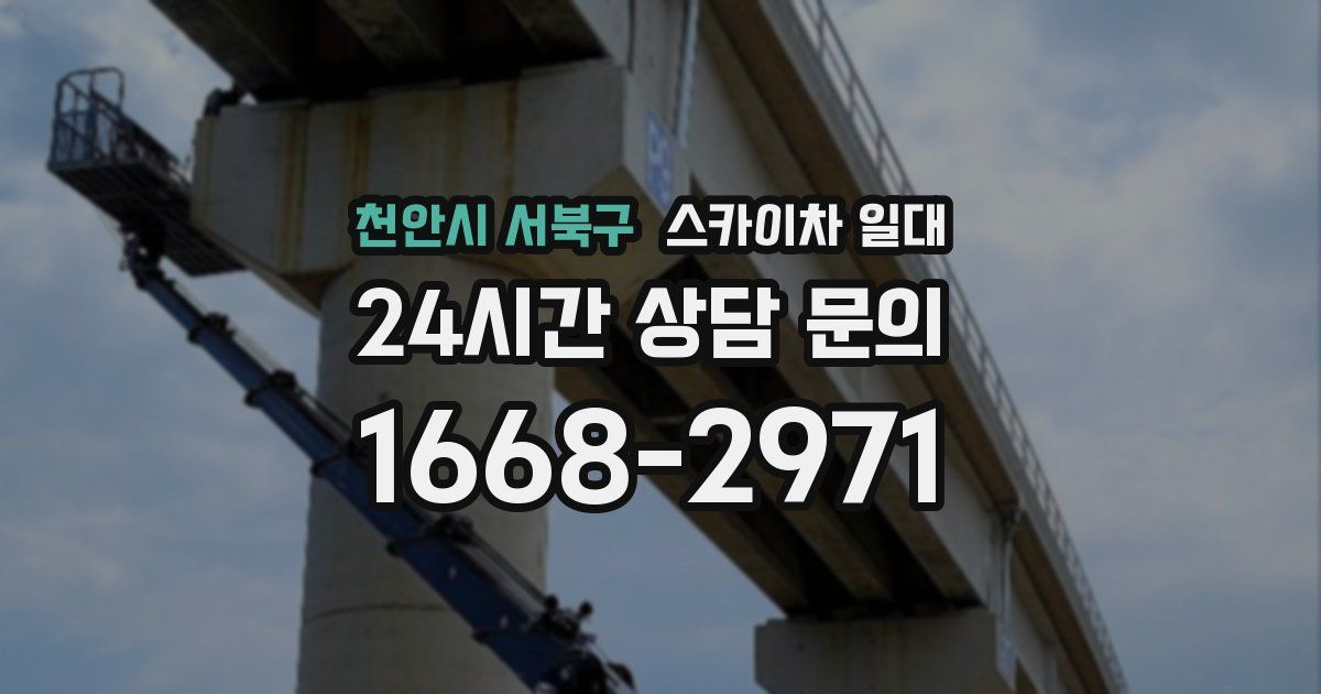 천안시 서북구 스카이차 일대