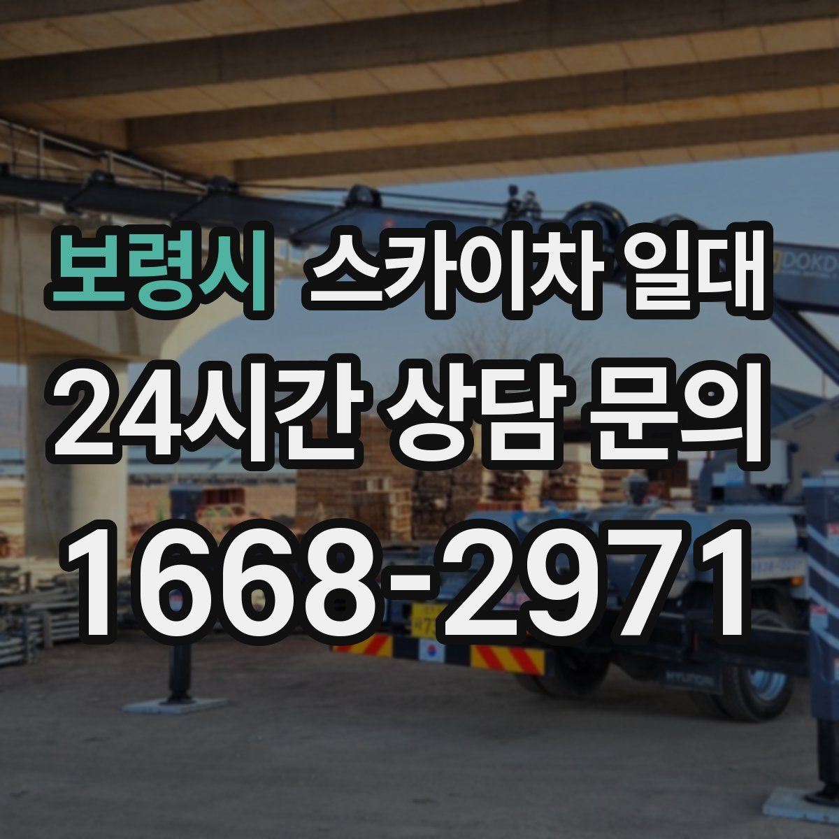 보령시 스카이차 일대