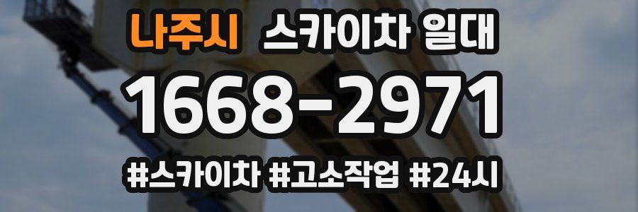 나주시 스카이차 일대