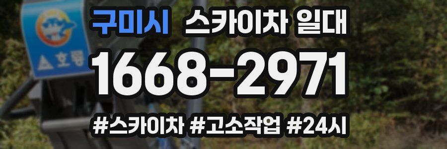 구미시 스카이차 일대