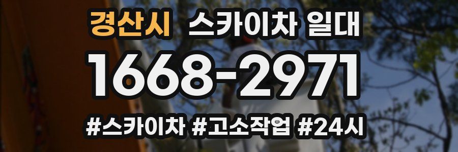 경산시 스카이차 일대