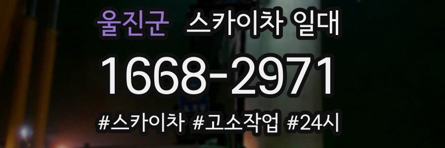울진군 스카이차 일대