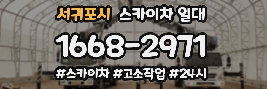 서귀포시 스카이차 일대