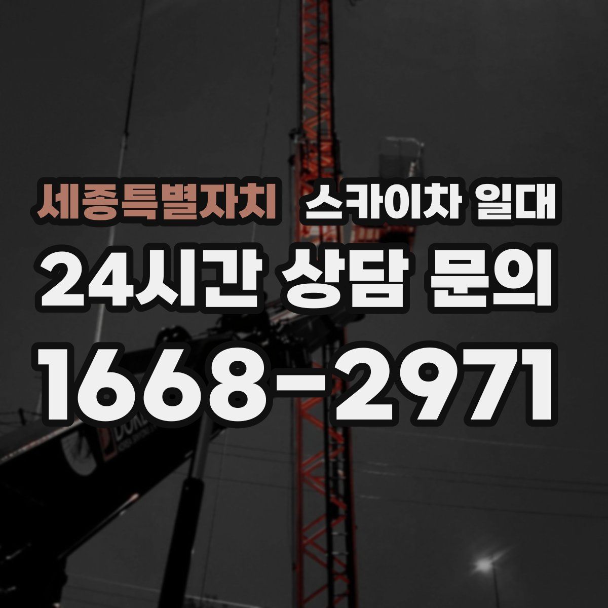 세종특별자치 스카이차 일대