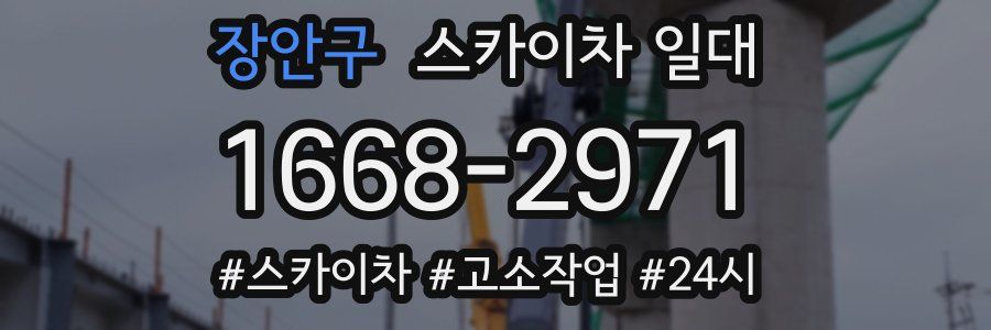 장안구 스카이차 일대