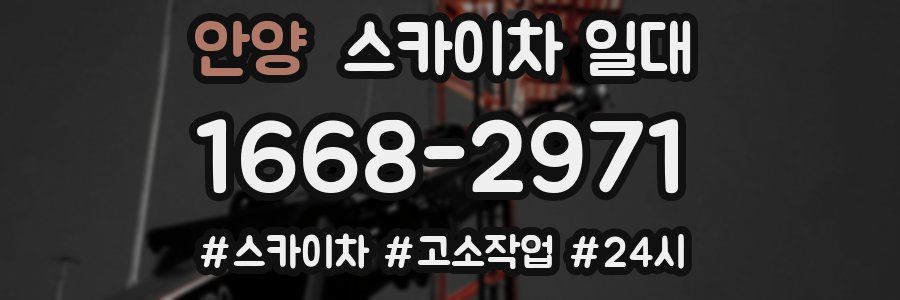 안양 스카이차 일대