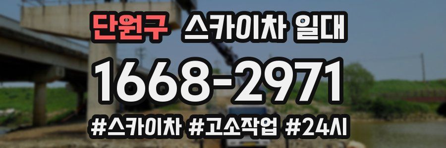 단원구 스카이차 일대