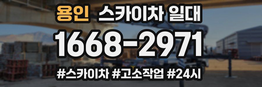 용인 스카이차 일대