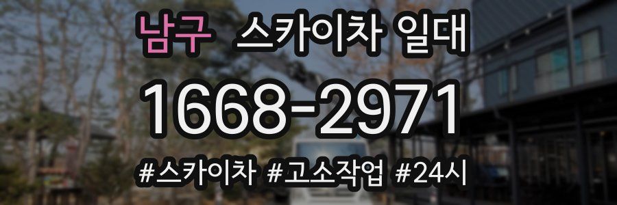 남구 스카이차 일대