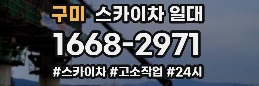 구미 스카이차 일대