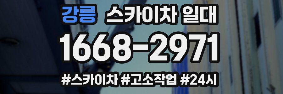 강릉 스카이차 일대