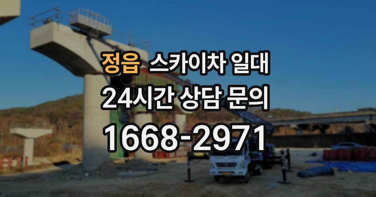정읍 스카이차 일대